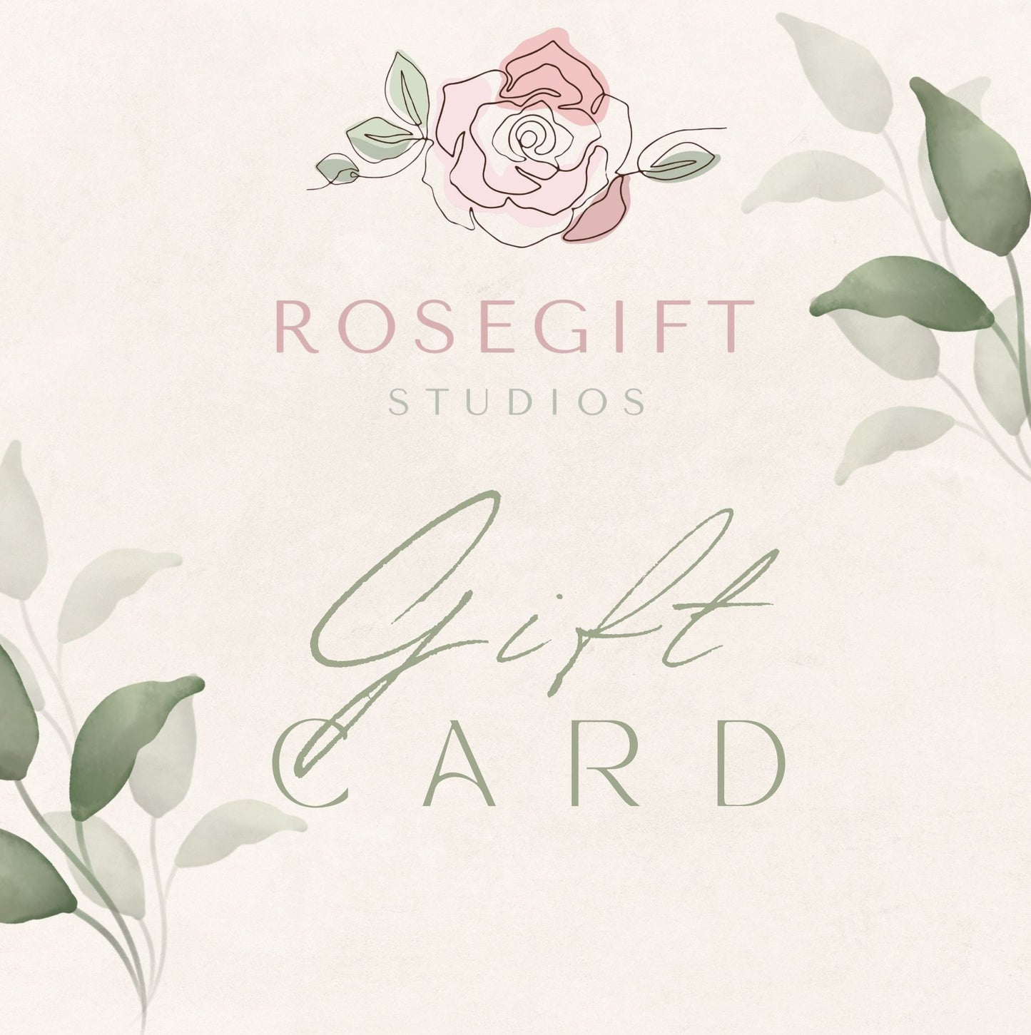 Rosegift Studios Digital Gift Card